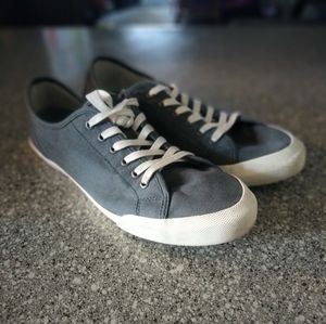 SeaVees Monterey Sneaker Classic Slate Blue Cotton Canvas Women's Size 11